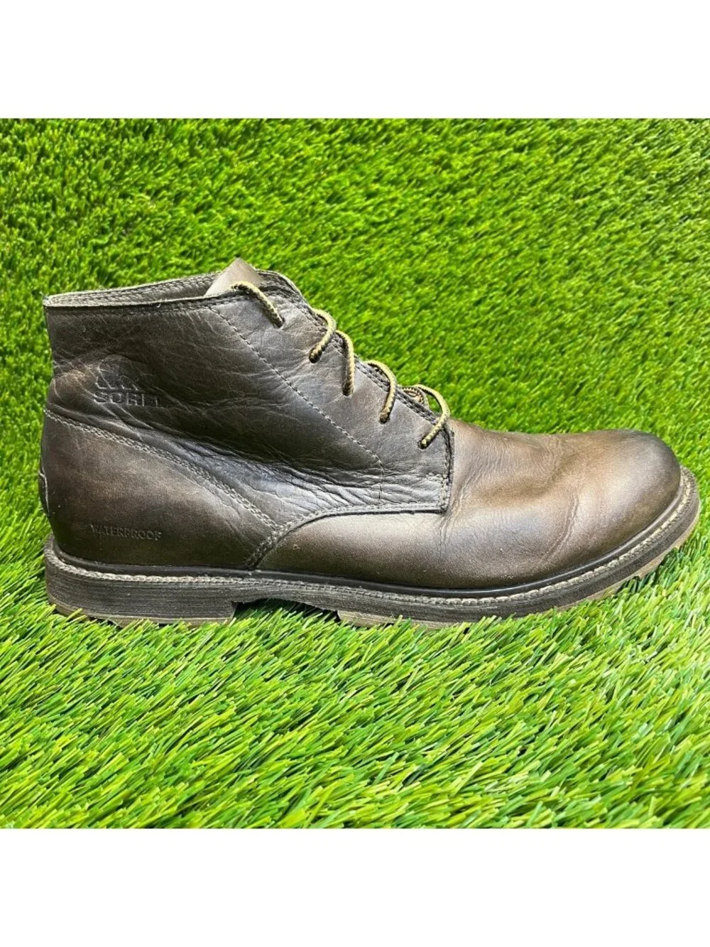 Sorel Madson II Mens Size 10 Brown Classic Outdoor Leather Lace Up Chukka Boots